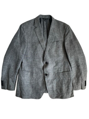 Banana Republic Linen Unstructured Blazer Sport Jacket Men’s 42R Unlined Slim